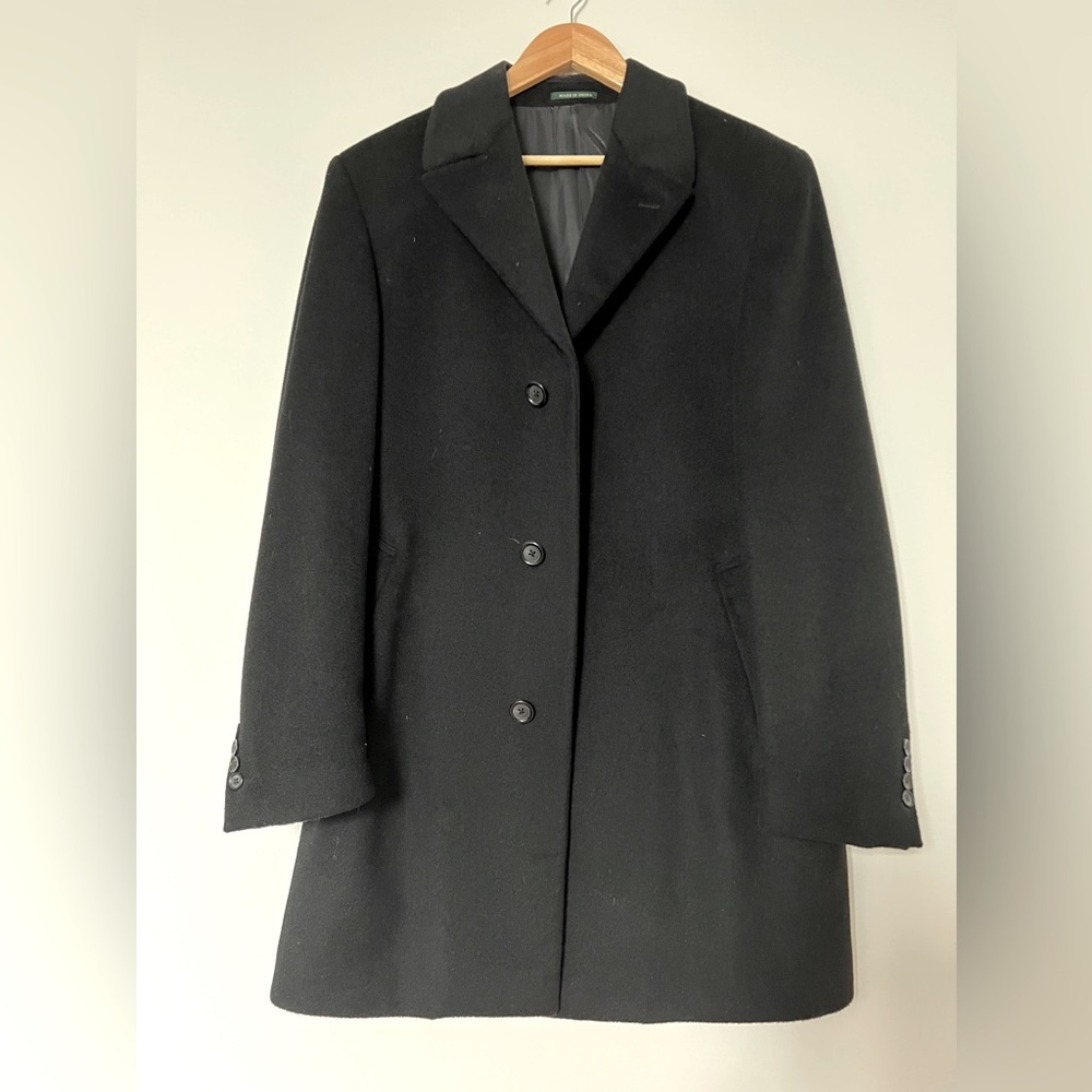 💯 AUTHENTIC RALPH LAUREN MEN‘s LONG WOOL SUIT COAT